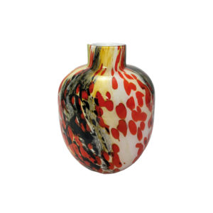 Design-Vase Samira mit Tupfenoptik